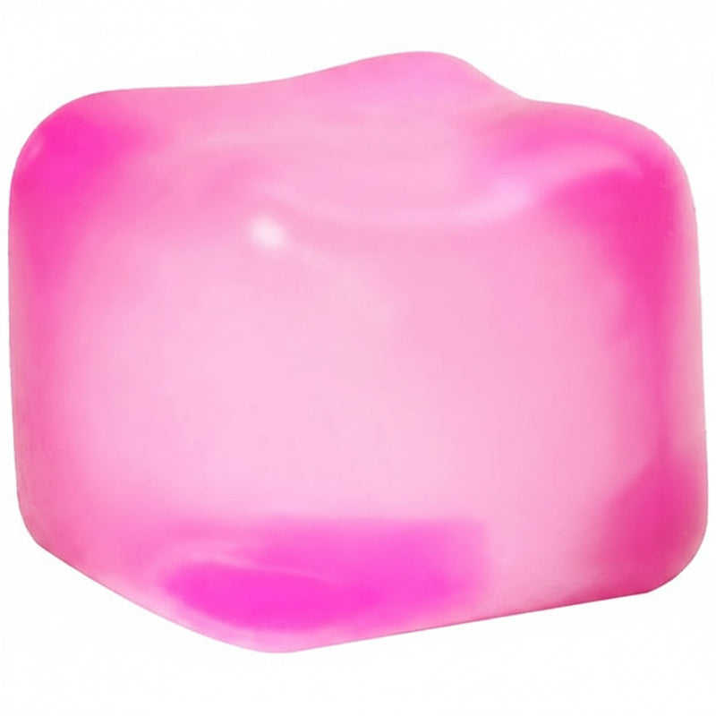 Schylling Nice Cube -Sensory Squeeze Toy with Super Solid Squish - 2.25" Cube