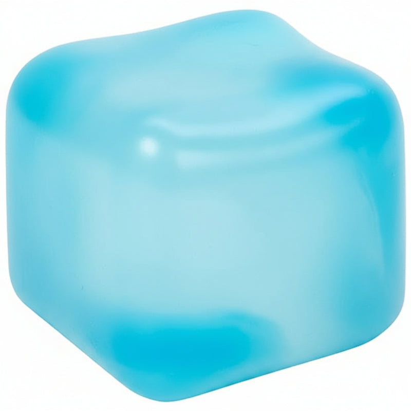 Schylling Nice Cube -Sensory Squeeze Toy with Super Solid Squish - 2.25" Cube